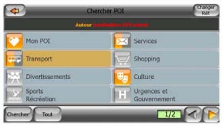 MIO C320 - Chercher un POI - 1