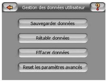 MIO C710 - Gestion des données utiliser - 1