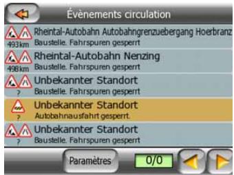 MIO C710 - List des messages TMC - 1