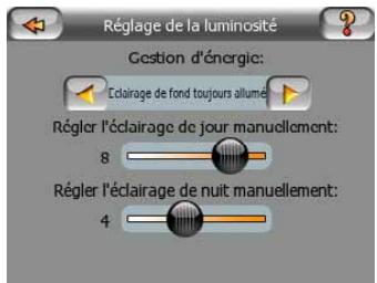MIO C710 - Paramètres du rétroéclairage - 1