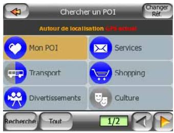 MIO C710 - Find POI (Chercher un POI) - 1