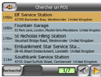 MIO C710 - Find POI (Chercher un POI) - 3