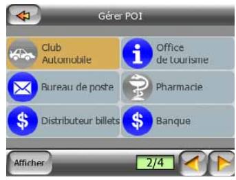 MIO C710 - Gérer la visibilité des POI intégrés. - 2