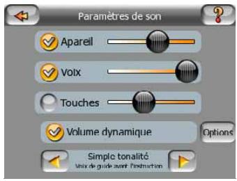 MIO C710 - Paramètres audio - 1