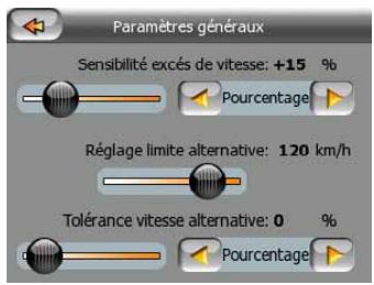MIO C710 - Options d'excess de vitesse - 1