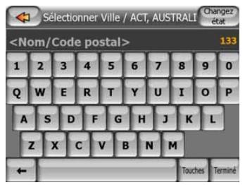 MIO C710 - Sélectionner une nouvelle localité - 2