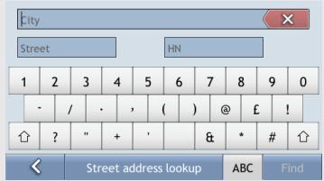 MIO MAP - Using the Keyboard screen - 3