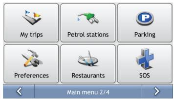 MIO MAP - Main Menu screen - 2