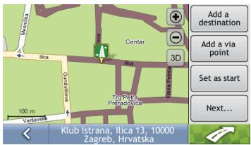 MIO MAP - How do I navigate to a Favourite? - 4