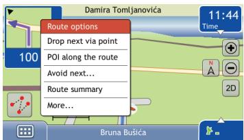 MIO MAP - How do I skip a waypoint during a multi-stop trip? - 1