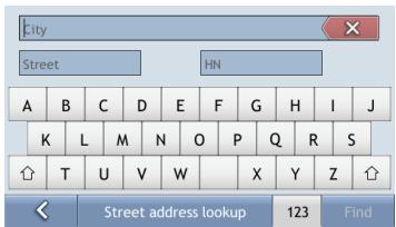 MIO MAP - Search for the Street address - 1