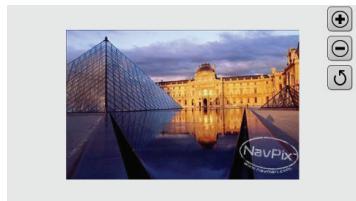 MIO MAP - How do I view a NavPix in full-screen? - 1