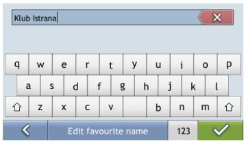MIO MAP - How do I edit the name of a Favourite? - 5