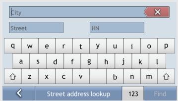 MIO MAP - Using the Keyboard screen - 4