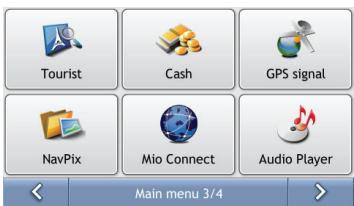 MIO MAP - Main Menu screen - 3