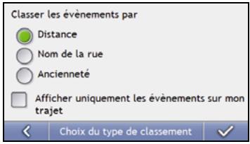 MIO MOOV 300 - Choix du classement des événements - 4