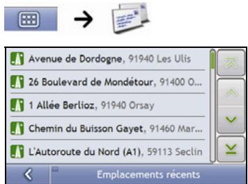 MIO MOOV 300 - Comment se rendre à un emplacement récent ? - 1