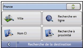 MIO MOOV 300 - Ouvrez l'écran recherche de la destination - 4