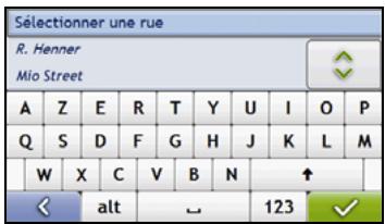 MIO MOOV 300 - Cherchez le nom et le numéro de rue - 1