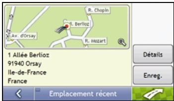 MIO MOOV 300 - Comment se rendre à un emplacement récent ? - 2
