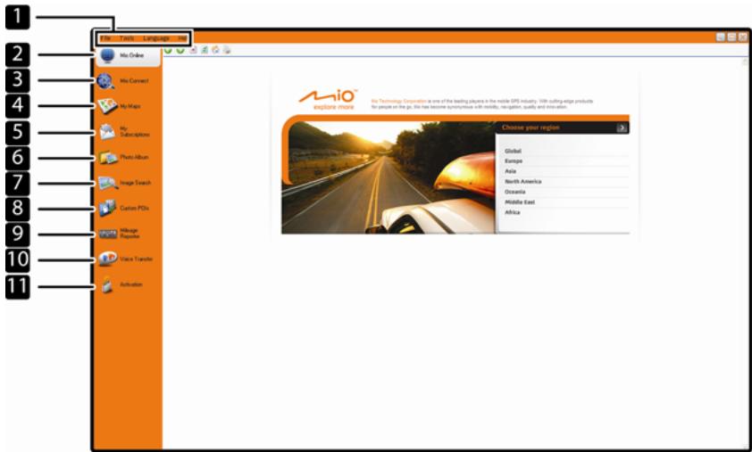 MIO MOOV 300 - Fonctions de votre produit miomore desktop - 1
