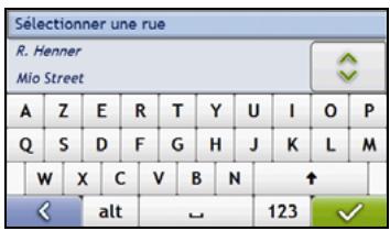 MIO MOOV 300 - Cherchez le nom et le numéro de rue - 1