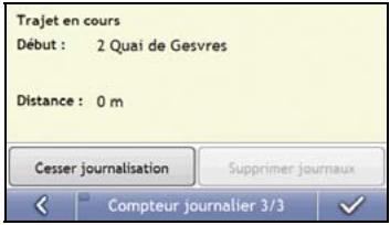 MIO MOOV 300 - Comment consulter les journaux des déplacements ? - 2