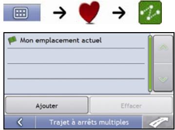 MIO MOOV 300 - Ouvrez l'écran trajet à arrêts multiples - 1
