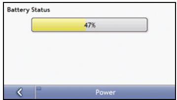 MIO MOOV 500 - How do I monitor the battery status? - 1