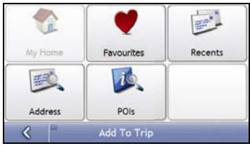 MIO MOOV 500 - Open your Multi-stop Trip screen - 2