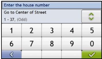 MIO MOOV 500 - Search for the street name and house number - 2