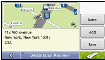 MIO MOOV 500 - Using the Destination Search screen - 3