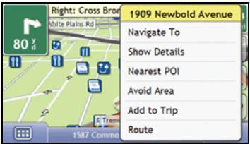 MIO MOOV 500 - How do I use the Map Menu? - 1