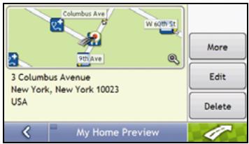 MIO MOOV 500 - Option 2 - Via the Favorite Destinations screen - 4