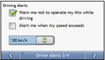 MIO MOOV 500 - Driver Alerts 3/4 - 7