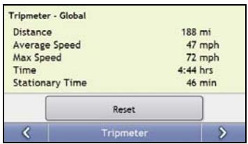 MIO MOOV 500 - How do I view statistics of my trips to date? - 1