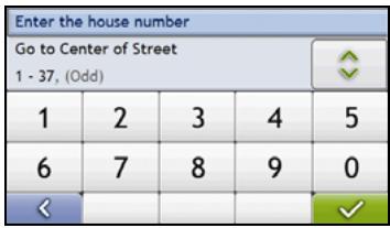 MIO MOOV 500 - Using the Destination Search screen - 2