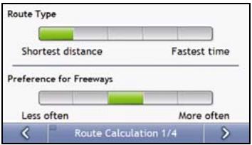 MIO MOOV 500 - Route Calculation 1/4 - 3
