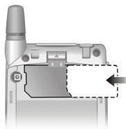 MIO 8390 - Installing the SIM Card and Battery - 1