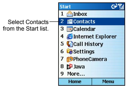 MIO 8390 - Making a Call from Contacts - 2