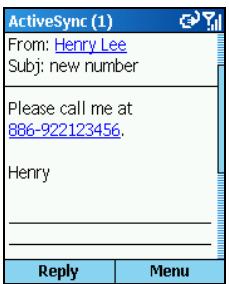 MIO 8390 - Making a Call from a Hyperlink - 1
