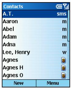 MIO 8390 - Contact List - 1