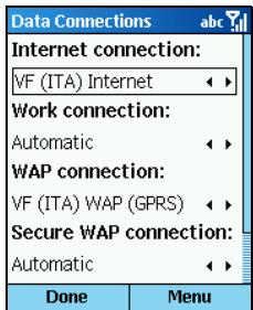 MIO 8390 - Completing the GPRS Settings - 1