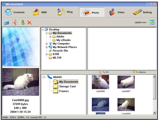 MIO 8390 - Using the Photo Function - 1