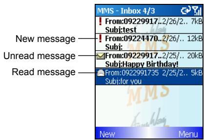 MIO 8390 - Opening a Message - 1