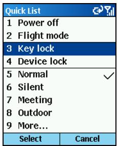 MIO 8390 - Locking the Keypad - 1