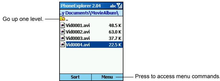 MIO 8390 - Opening PhoneExplorer - 1