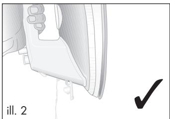 LERVIA KH 1282 STEAM IRON - Koble fra dampstrykejernet - 2