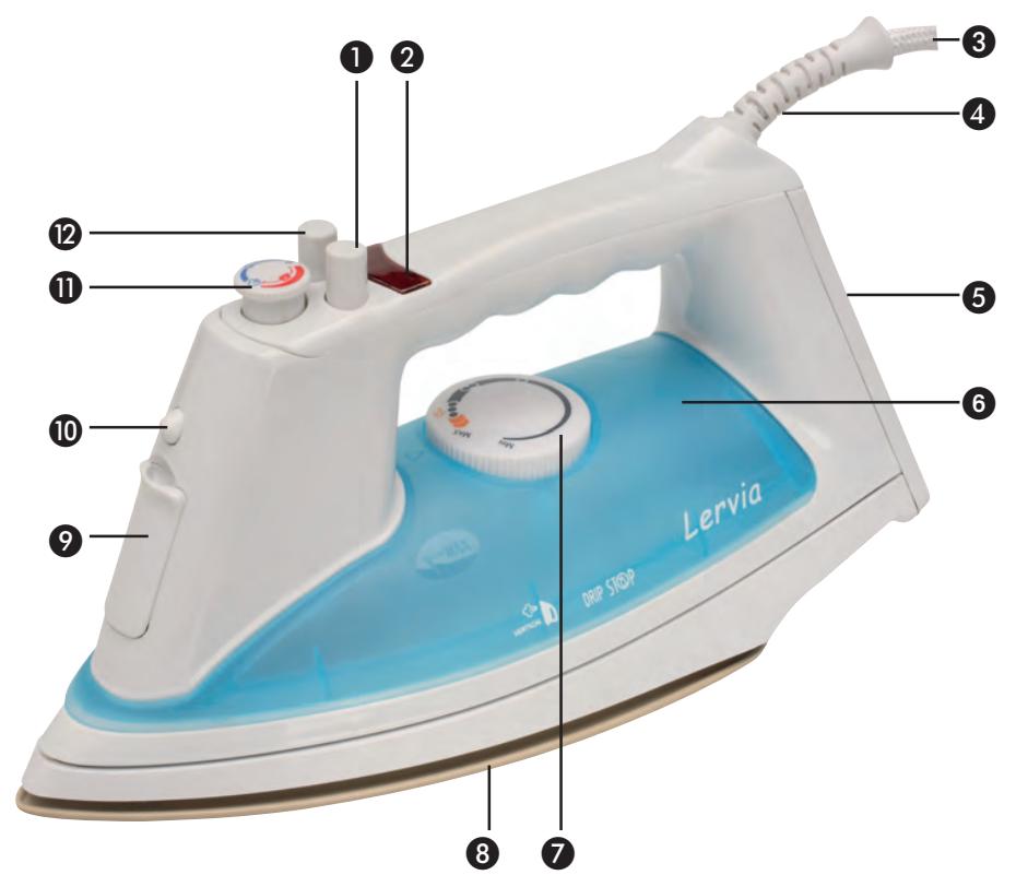 LERVIA KH 1282 STEAM IRON - 1