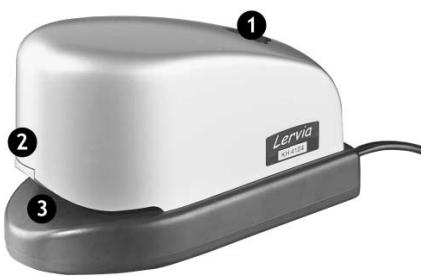 LERVIA KH 4104 ELECTRIC OFFICE-STAPLER - Operation: - 1